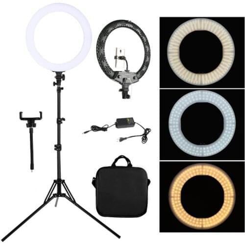 WalkingWay 18 inch Selfie Ring Lamp Photography Lighting LED Ring Light with Tripod Stand Bracket for Photo Studio/Youtube/Video