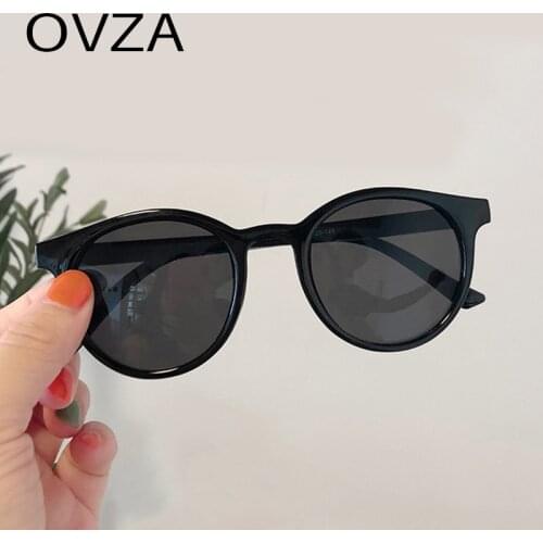 OVZA Round Sunglasses for Men Vintage Sun glasses Women Classic gafas de sol mujer S4021