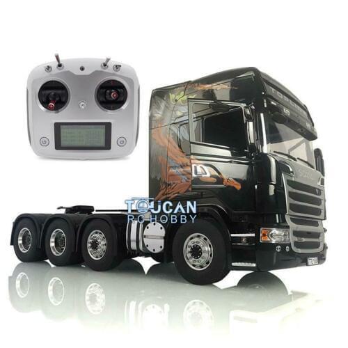 LESU 8*8 Metal Chassis 1/14 Scania RC Tractor Truck Gripen For DIY Hercules Cabin Radio THZH0933-SMT2