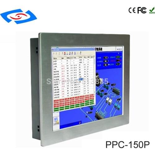 2020 New Arrival 15 Inch Industrial Touch Panel PC with 64G SSD Cheap Price