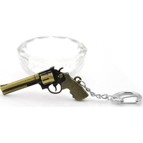 Original new Fashion Novelty Counter Strike Revolver Guns Keychain Men Trinket CS GO Awp Rifle Sniper Key Ring Jewelry Gift