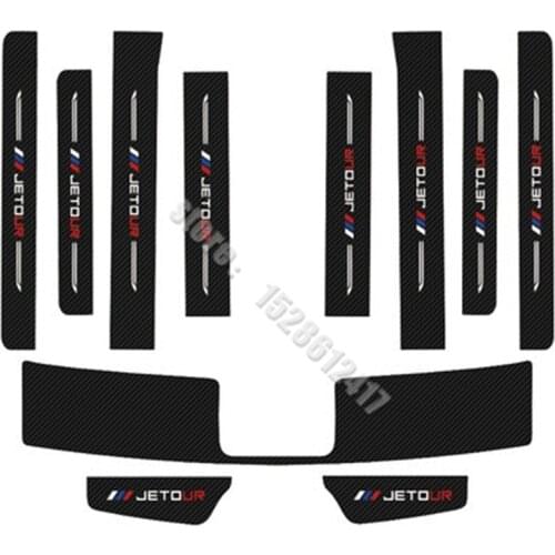 PU Scuff Plate/Door Sill Door Sill Rear Door Bumper Protector sill rear styling for Chery JETOUR X70 2018-2019 Car styling