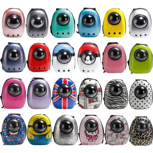 Portable Pet Carrier Bag Outdoor Travel Puppy Cat Bag Beautiful Breathable Transparent Capsule Pet Backpack