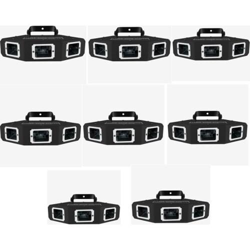 Professional RGB Laser Light 3 Eyes Laster Light DMX Stage Light for Disco Dance Halls Bars KTV Nightclub Wedding Family Party