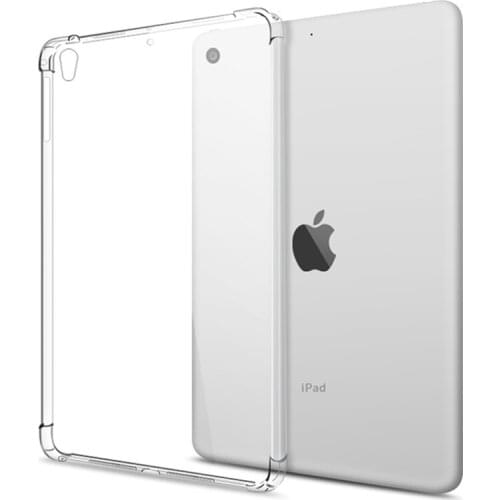 Shockproof Silicone Case For iPad Pro 10.5 inch 2017 A1701 A1709 pro 10.5'' TPU Flexible Bumper Clear Transparent Back Cover