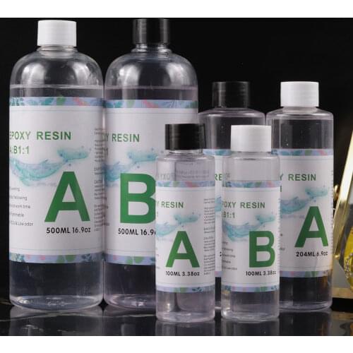 1:1 Clear Epoxy Resin Crystal Clear Glue Art Resin Epoxy for DIY Resin Jewelry Making Accessories for Resin Crafts