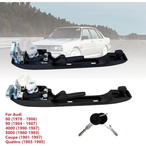 Door Handle Outer for AUDI 80 100 200 4000 5000 Coupe/Quattro Quattro/Sport URQUATTRO 813837205C 813837206C