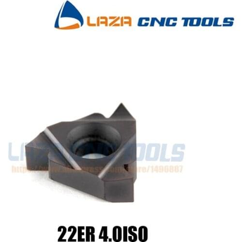 22ER 4.0ISO*10pcs ISO Carbide Threading Inserts,22ER 4.0 External Threading blades,22ER Inserts for Threaded Holder SER****22