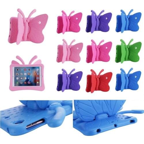 For Apple ipad 9.7 2017 2018 Tablet Smart Cover Kids Child Butterfly Case Cover for Apple iPad air 1 2 iPad 5 6 7 Pro 9.7