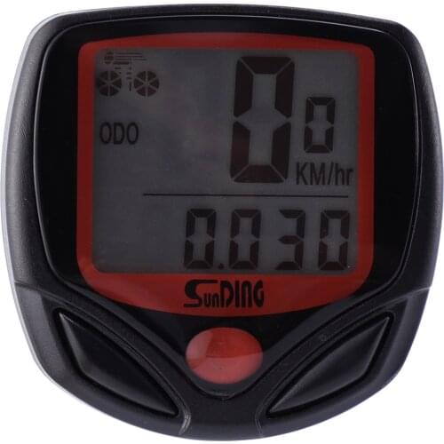 Waterproof Bicycle Bike Cycle Lcd Display Digital Computer Speedometer Tachometer Cycling Supplies for Mountain Bike Road Bike