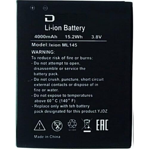 High quality Replacement Li-ion 4000mAh Ixion ML145 Battery for DEXP Ixion ML145 Snatch SE for Highscreen Zera S Power Batteries