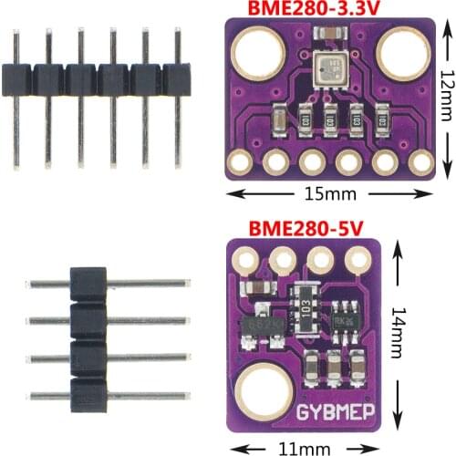 10PCS GY-BME280-3.3/5 precision altimeter atmospheric pressure BME280 sensor module