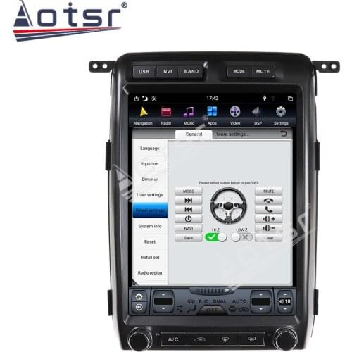 128GB Android Multimedia Player Tesla PX6 Car Radio GPS Navigation For Ford F150 Raptor 2009 -2014