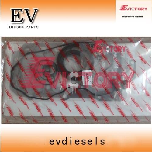 3D84 3TNE84 Full cylinder head gasket kit piston ring main bearing con rod bearing For Yanmar mini excavator