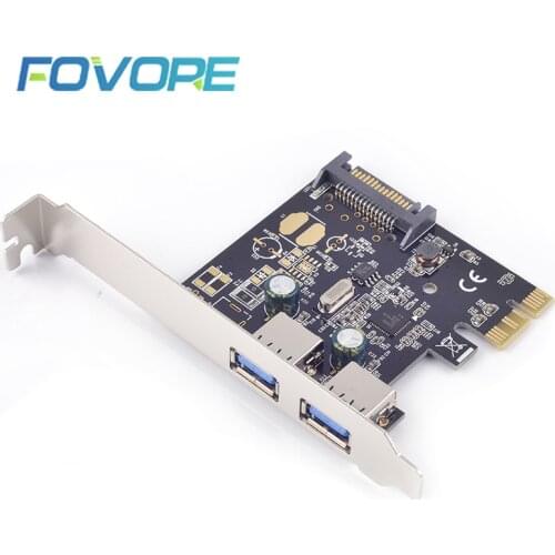 PCI-e to USB 3.0 adapter PCI express 2 port USB 3 0 3.0 converter PCIe USB3 adapter PCI e to USB3 expansion board card