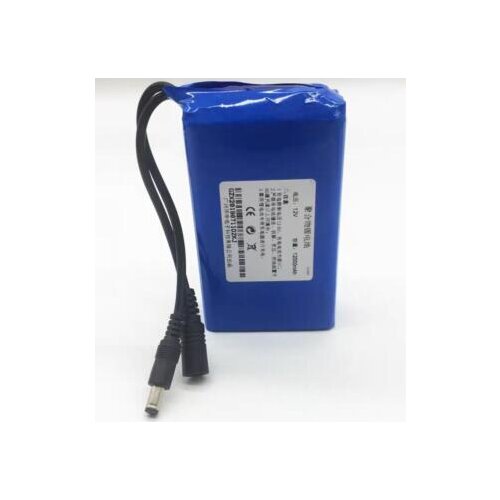 Free ship 12V 12000mAh lithium battery super rechargeable li-ion battery and 12.6v 3a charger