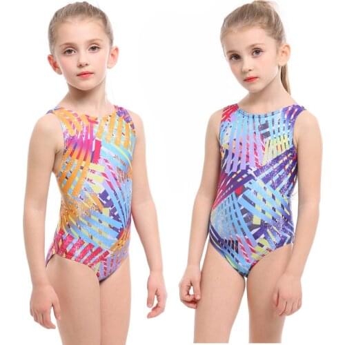 New 2020 Girls Swimwear One-piece Professional Training Swimsuit 2020 Girls Bathing Suit 3-12years Children Beachwear 1054