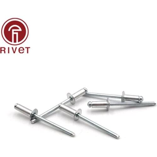DIN EN ISO 15978 20/50/100/200 Pcs M5.0 Aluminum And Iron Countersunk Head Multi-Size High-Quality Rivets Blind Rivets