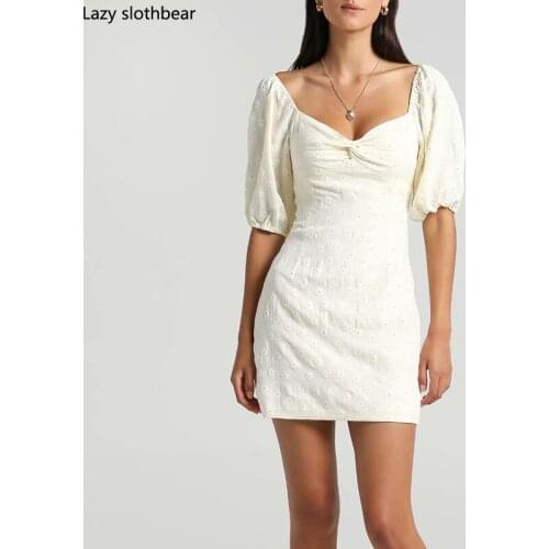 Hot sale ladies floral print dress sweet fashion bodycon mini dress summer party dress