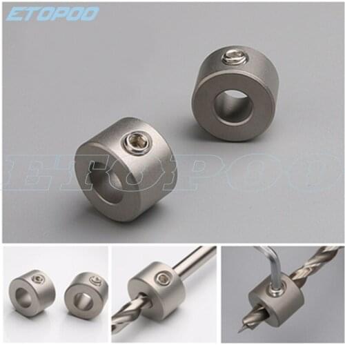 Limit Ring Three-In-One Hole Punch Round Fixed Locking Bearing Fixed Main Shaft Dowel Locator Drill Sleeve Woodworking Tools