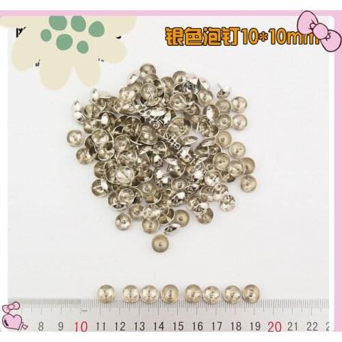 10mm*10mm Fasteners Upholstery Nail Jewelry Gift Case Box Wall Door Sofa Furniture Decorative Tack Stud Pushpin