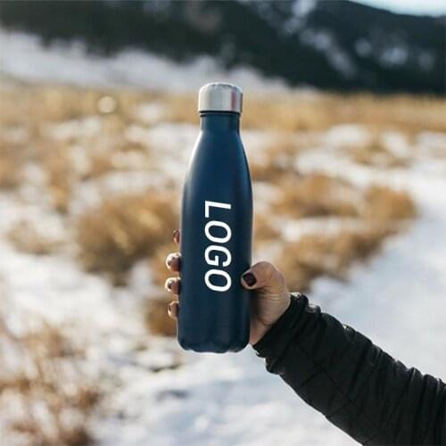 Logo Custom Matte series 500ml Bottle For Water Thermos Bottle Of Stainless Steel Vacuum Flasks Thermoses Cup Thermocup Thermal