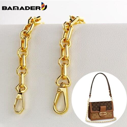Metal Bag Chain Strap 1.7cm Thick Square Prismatic Chain Bag Strap Bag Accessorie Chain Shoulder belt for one shoulder Crossbody