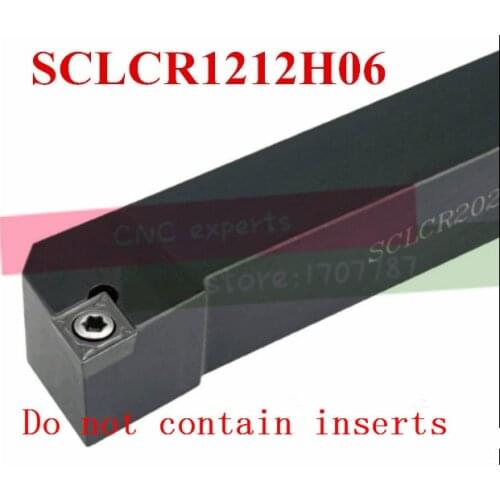 SCLCR1212H06 12*12mm Metal Lathe Cutting Tools Lathe Machine CNC Turning Tools External Turning Tool Holder S-Type SCLCR/L
