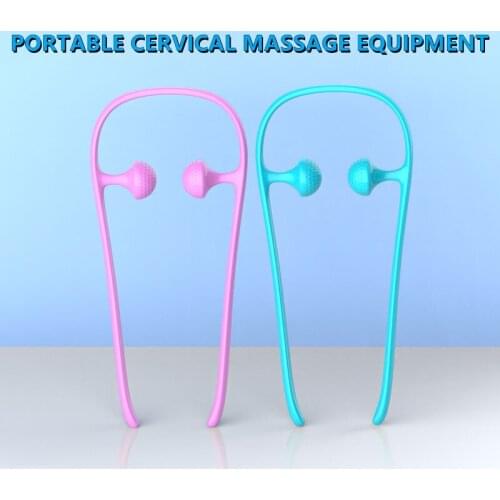 New Portable Fitness Equipment Cervical Massage Equipment Manual Household Multifunctional Shoulder and Neck Kneading Clamp