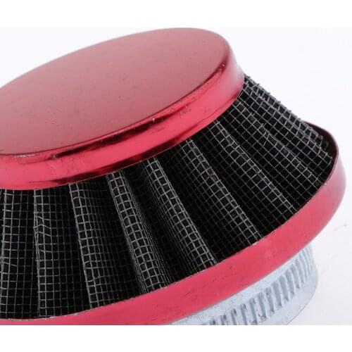 Motorcycle 35MM Air Filter For 49CC 2 Stroke Mini Pocket Bike Red