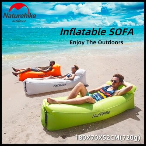 Naturehike Air bed Outdoor Camping Inflatable Sofa Portable Foldable Inflatable Beach Chair Sofa Lounger Comfort Leisure Sofa