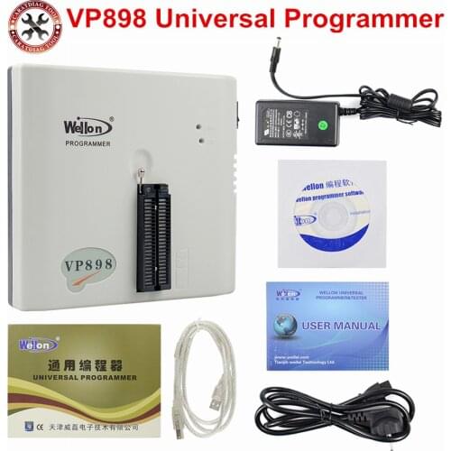 Newest Original Wellon VP-898 Programmer ECU Chip Tunning Programmer Update Online Free VP898 Universal Programmer