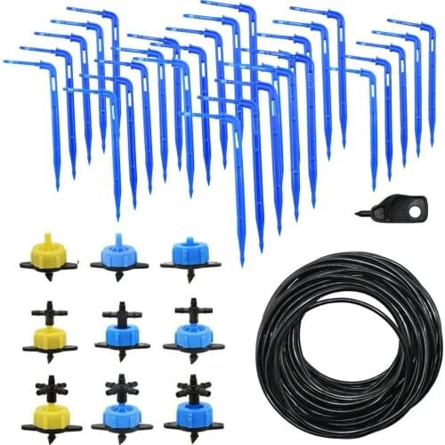 Drop Irrigation System 2/4/8 L/H Steady Flow Dripper Arrow Dropper With 2/4-Way Water Splitter For Bonsai Spider Distribution