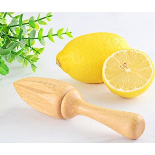 New Solid Wood Lemon Reamer Mini Wooden Lime Squeezer Juicer Orange Citrus Fruits Extractor Reamer Wooden Utensils Kitchen Tools