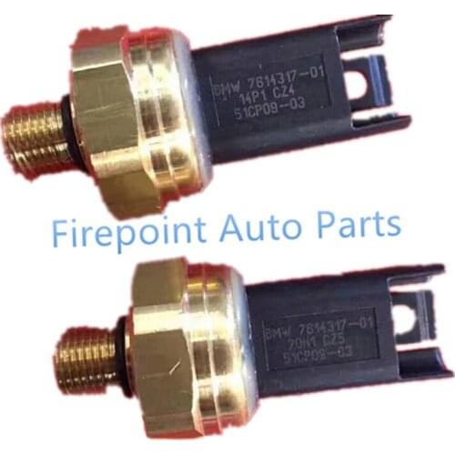 Fuel Rail Fuel Pressure Sensor For BM-W OEM 7614317-01 51CP09-03 761431701 51CP0903