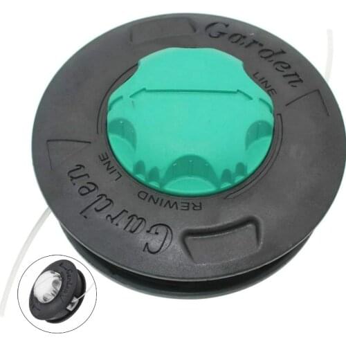 Universal Aluminum Nylon Grass Trimmer Head M10 x 1.25 LH Female Brush Cutter Lawn Mower Parts Strimmer Garden Tools 2 Lines