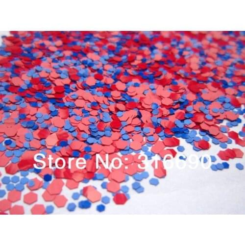 Solvent Resistant Glitter hexagon glitter mix