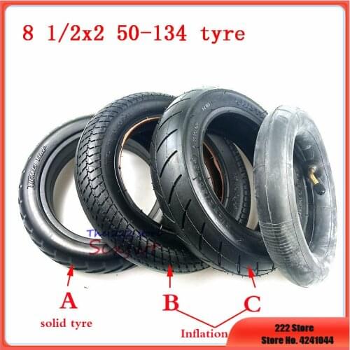 High Quality 8 1/2X2 (50-134) solid Tires 8.5 Inch Baby Carriage Wheelbarrow Electric Scooter Tyre Inner Tube 8.5x2 Solid Tyre