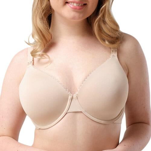 Ladies Secret Plus Size Bras For Women Nursing Big Breast Unlined Underwire Underwear Sexy Bra 34 36 38 40 42 B C D E F G H