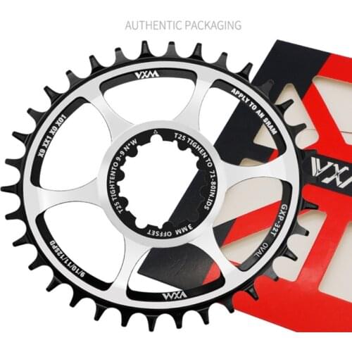 Vxm Bike Chainring 6mm Sprocket Gxp Oval 32t 34t 36t for Sram Gxp Xx1 Eagle-X01-Gx-X1-1400 X0/ X9/S1400 Mtb Sprocket