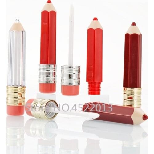 10/20/30/50/100pcs Empty lip gloss Containers Plastic 5ml Pencil Lip Gloss Tube Makeup Liquid Lipstick bottle Lipgloss Concealer