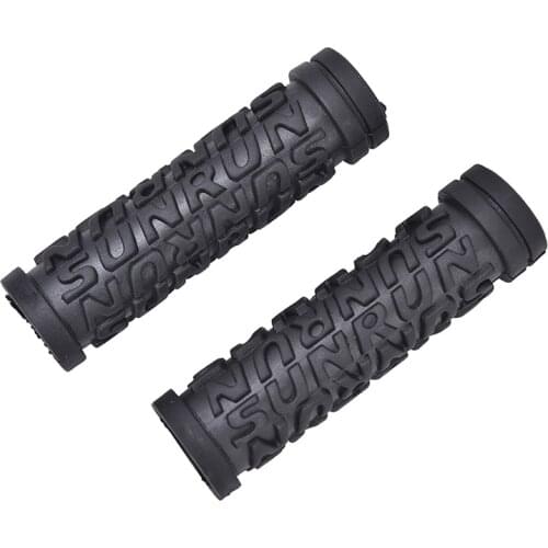 2pcs handlebar grips Cycling Bike Bicycle Handlebar Grips Rubber Lock-on Light Grip For MTB Folding Bike Fixed Design Bike Parts