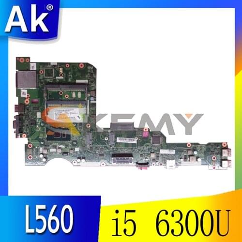 For ThinkPad L560 laptop motherboard AILL1/L2 AILL3 LA-C421P W/ CPU i5 6300U tested OK FRU 00UR185 01LV952 01LV950 Mainboard