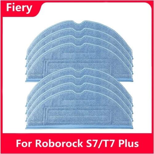 Replacement Mop Cleaning Cloth Accessories for Roborock S7/T7 Plus Robot Vacuum Cleaner Spare Parts 100% High Quality Washable
