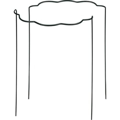 Plant Support Garden Stake, Wave Border Plant Stem Support Ring Cage for Climbing Plants Flowers Vine