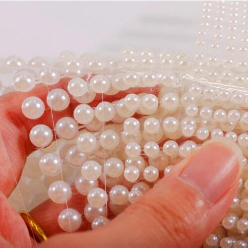 Pearl diy modified crystal interior mobile phone masquerade facial nail decoration children sticker pearl car sticker 3-6mm