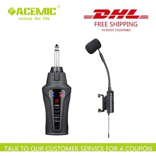 ACEMIC VT-5 Outdoor Portable Wireless Violin Microphone FREE & FAST DHL SHIPPING to most countries