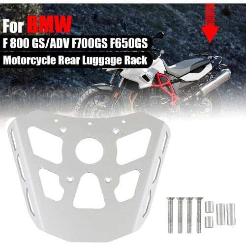 Motorcycle Aluminum Rear Luggage Carrier Rack For BMW F800GS Adventure F700 F650 GS F 800 GS ADV 09-17 F700GS 13-17 F650GS 08-12