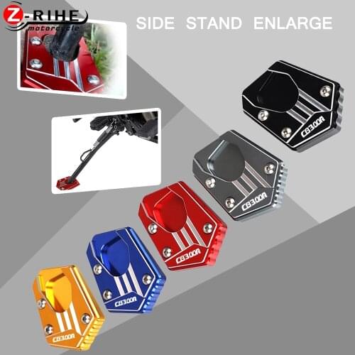 Motorcycle Side Stand Enlarge Plate Kickstand Extension For HONDA CB300R CB300 CBR 300 R 250R 2018-2021 2019 2020 21 Accessories