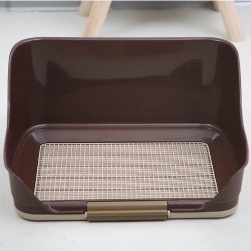 Large Indoor Dog Toilet Mat Plastic Tray Big Dog Accessories Poop Pee Pad Wc Cachorro Washable Puppy Training Litter Box KK60CS